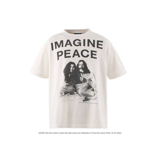 SAINT Mxxxxxx_JOHN LENNON S/S T-SHIRT IMAGINE PEACE