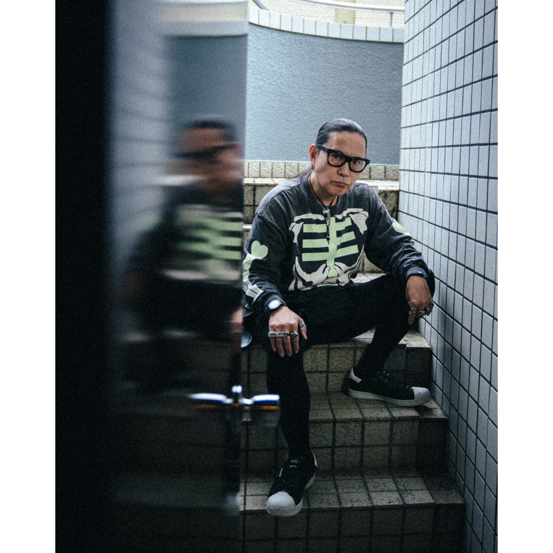 SAINT Mxxxxxx_BOUNTY HUNTER L/S T-SHIRT BONE