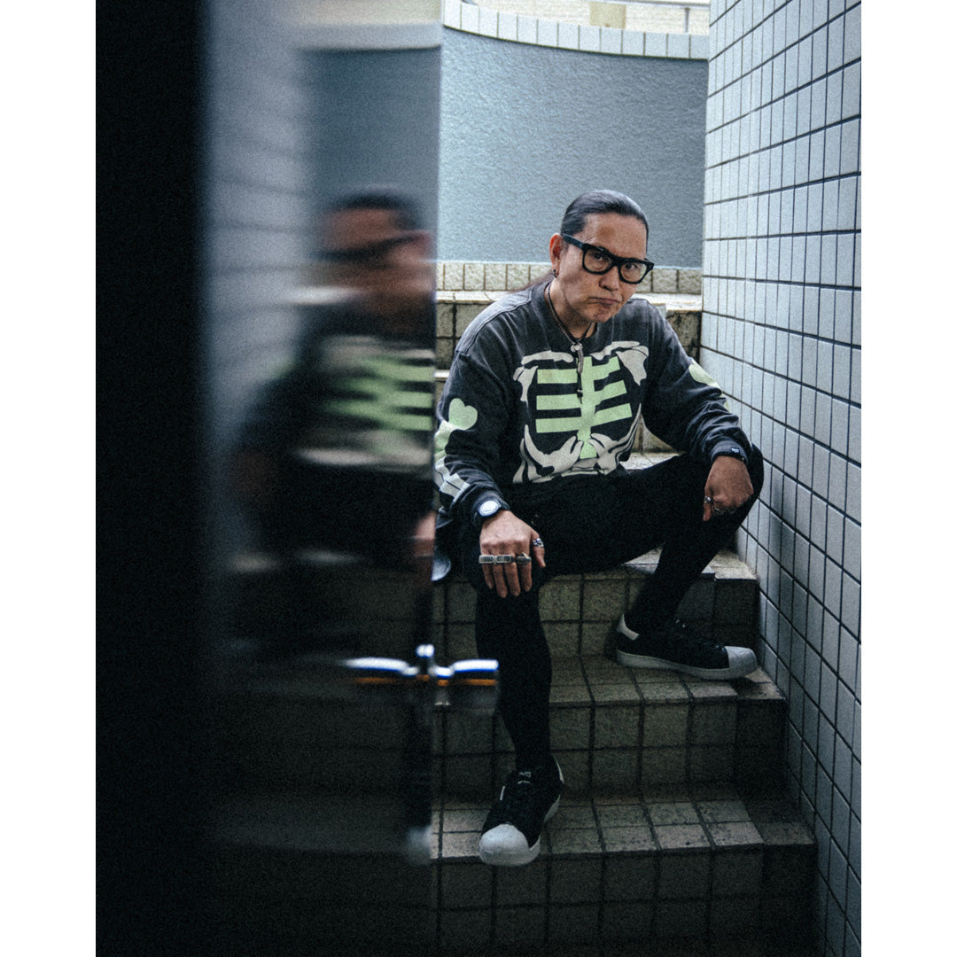 SAINT Mxxxxxx_BOUNTY HUNTER L/S T-SHIRT BONE