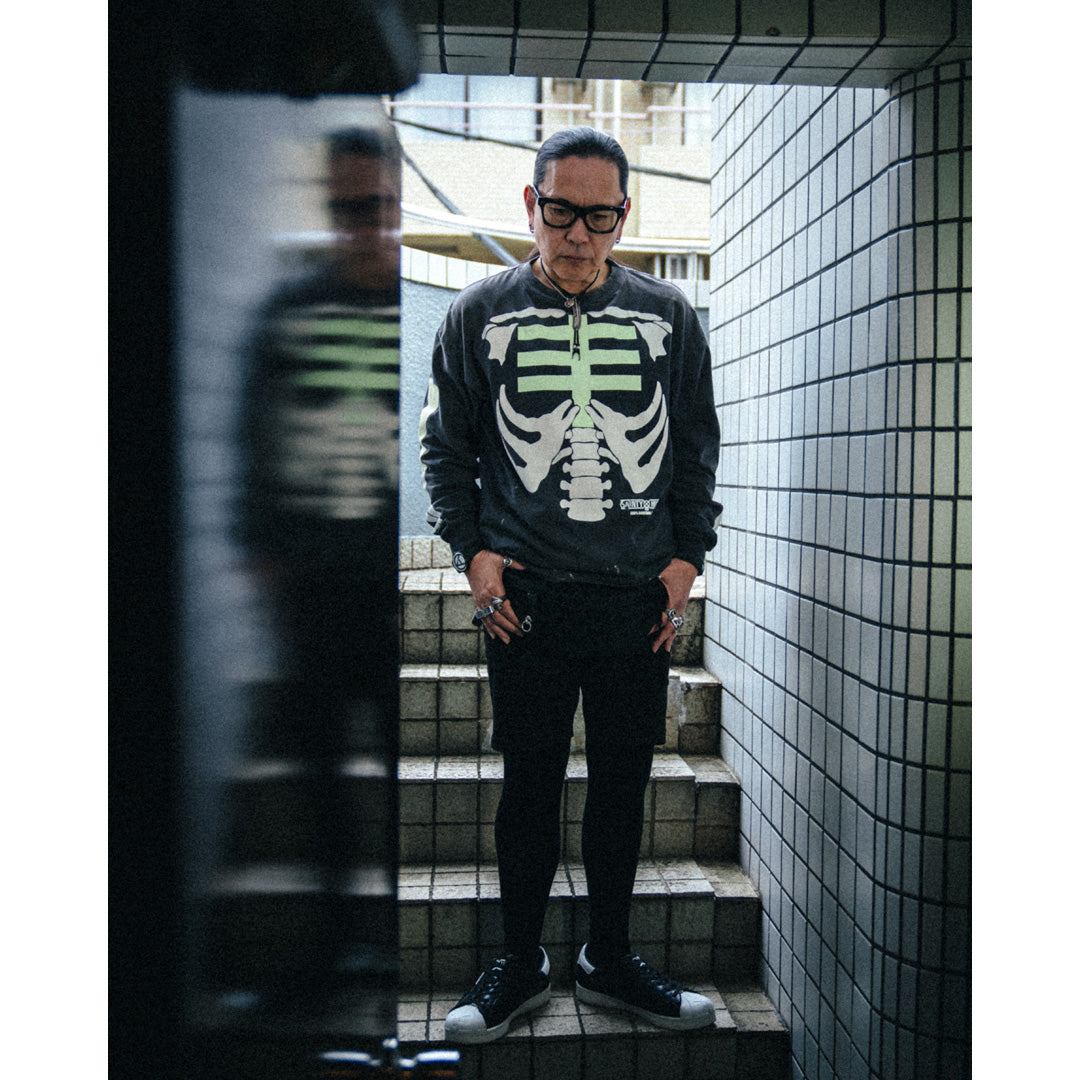 SAINT Mxxxxxx_BOUNTY HUNTER L/S T-SHIRT BONE
