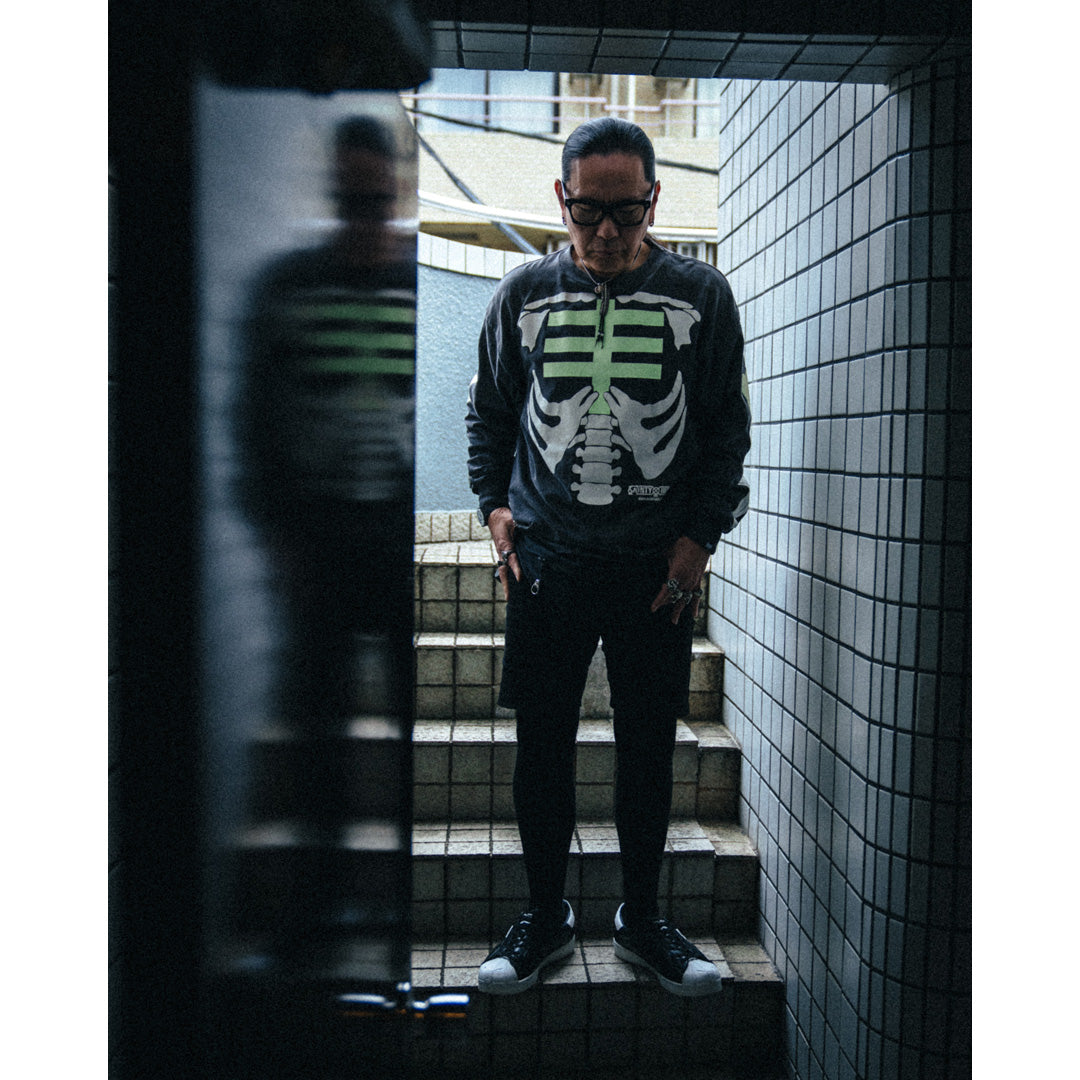 SAINT Mxxxxxx_BOUNTY HUNTER L/S T-SHIRT BONE