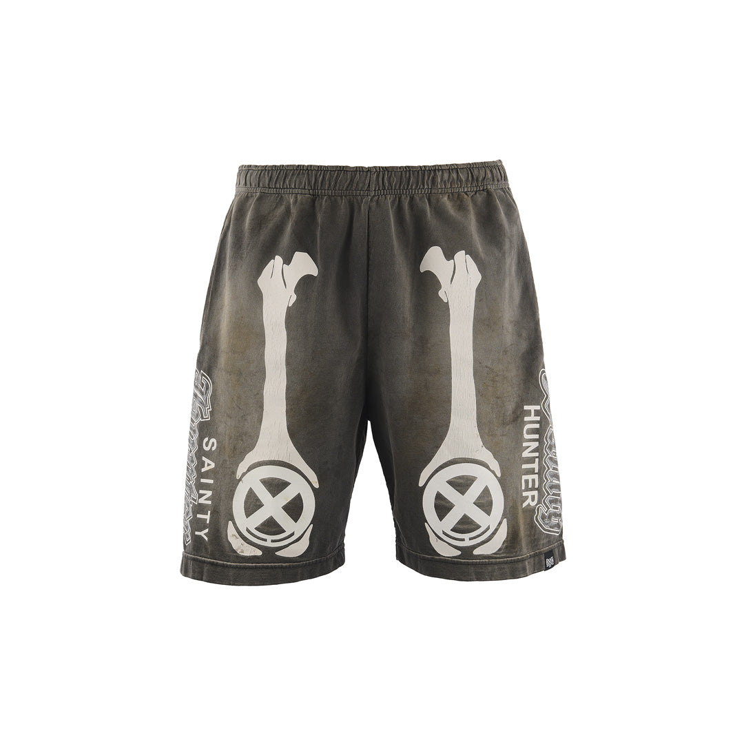 SAINT Mxxxxxx_BOUNTY HUNTER CUTSEW SHORTS BONE