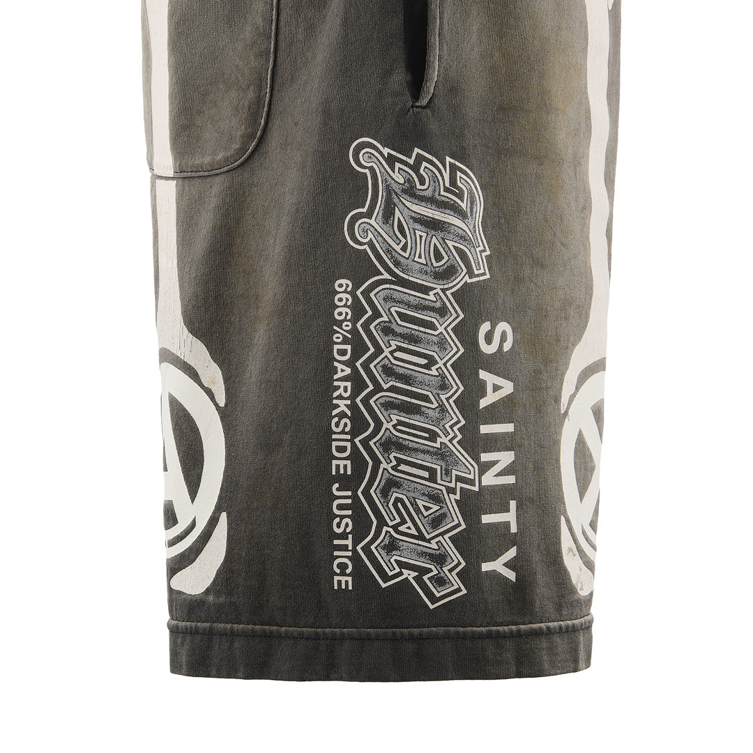 SAINT Mxxxxxx_BOUNTY HUNTER CUTSEW SHORTS BONE