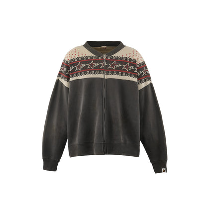 SAINT Mxxxxxx A BATHING APE® BAPE ZIP CARDIGAN