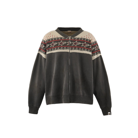 SAINT Mxxxxxx  A BATHING APE® BAPE ZIP CARDIGAN