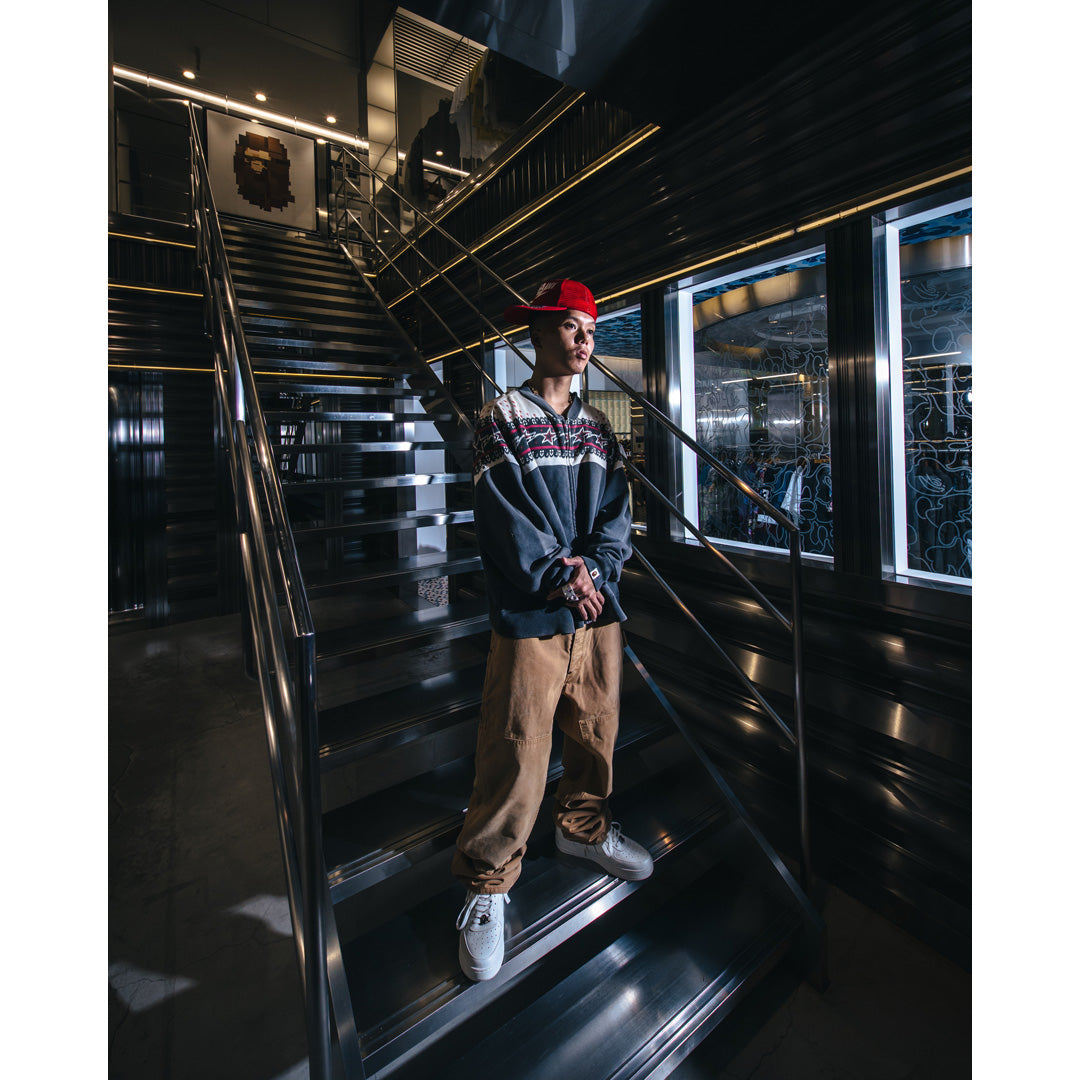 SAINT Mxxxxxx A BATHING APE® BAPE ZIP CARDIGAN