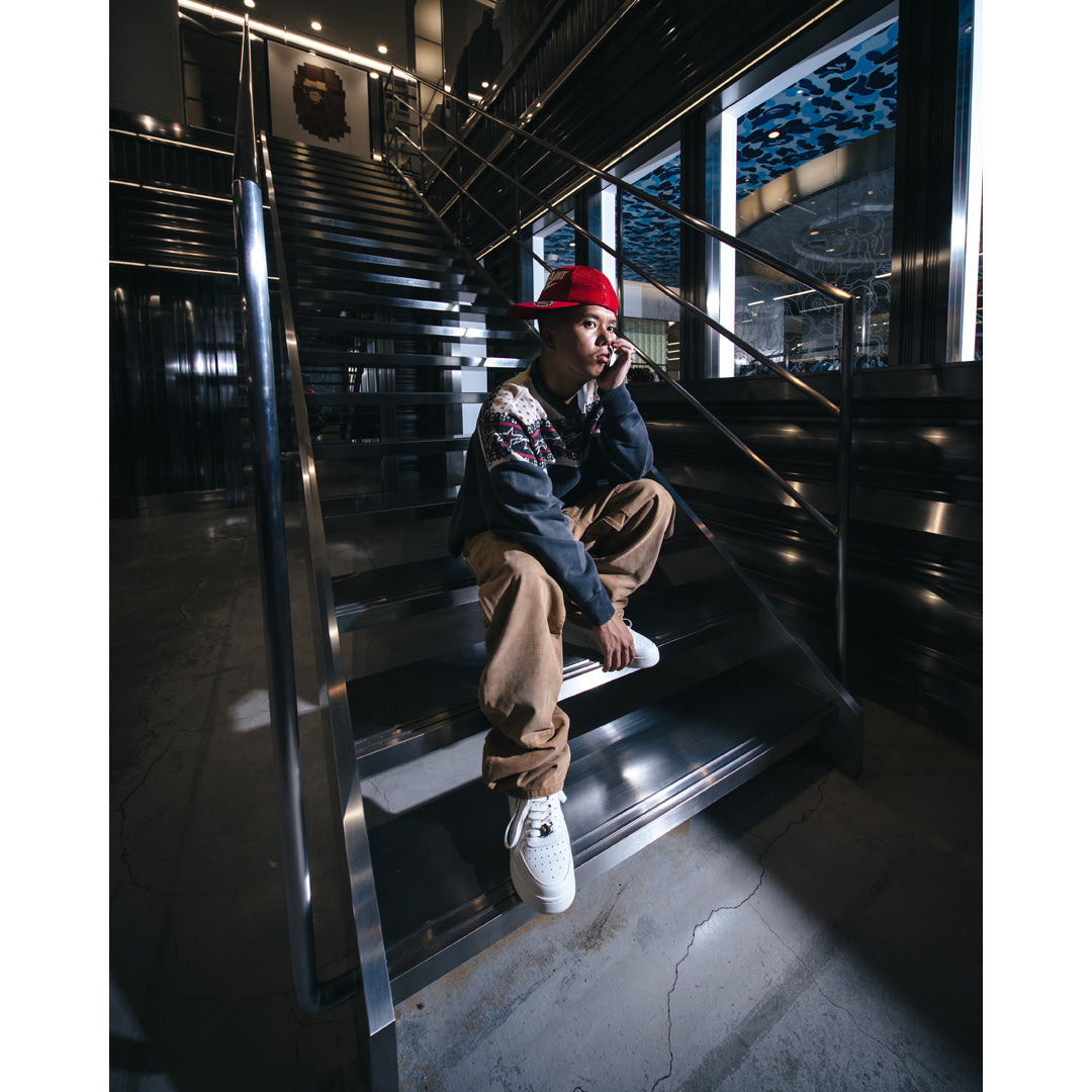 SAINT Mxxxxxx A BATHING APE® BAPE ZIP CARDIGAN