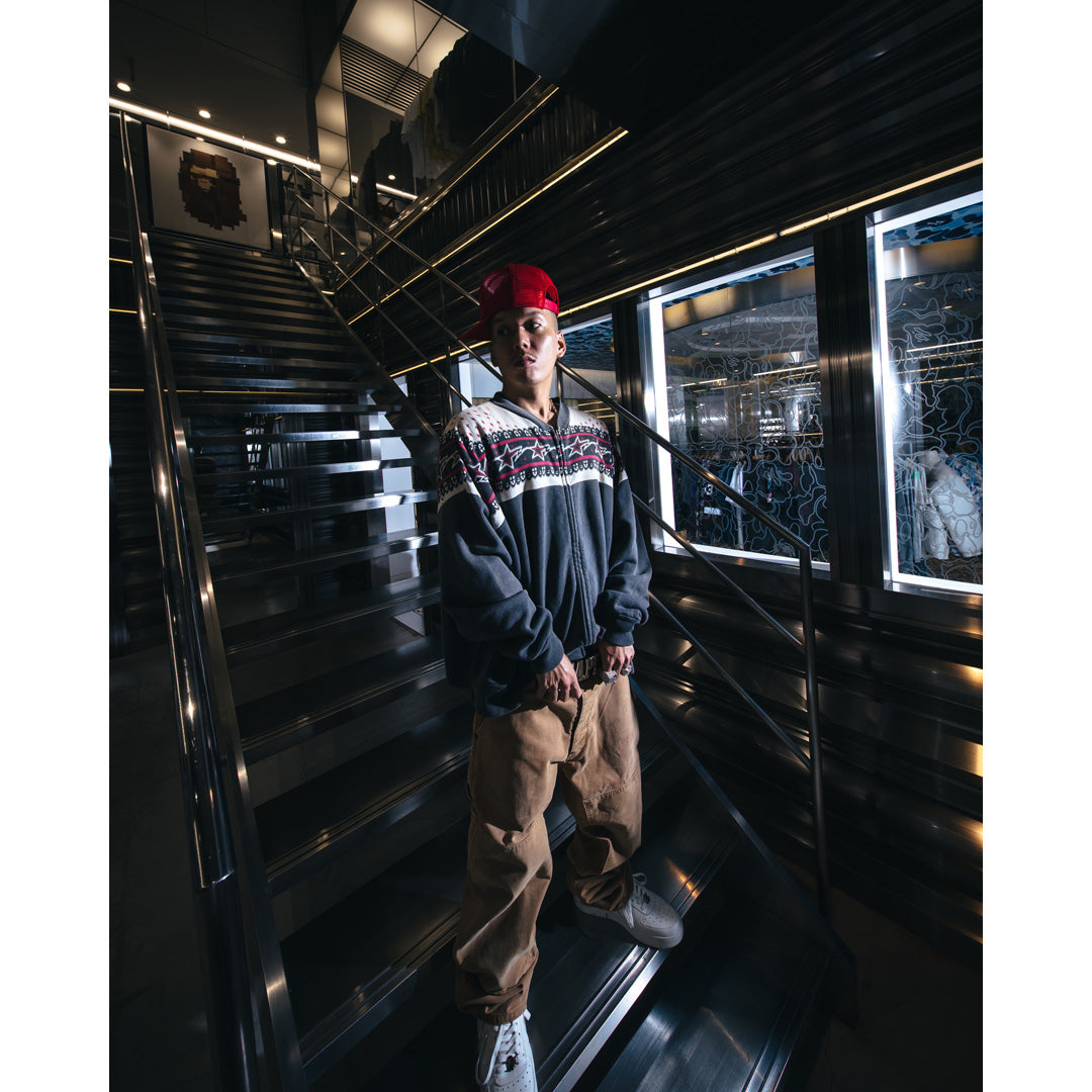 SAINT Mxxxxxx A BATHING APE® BAPE ZIP CARDIGAN