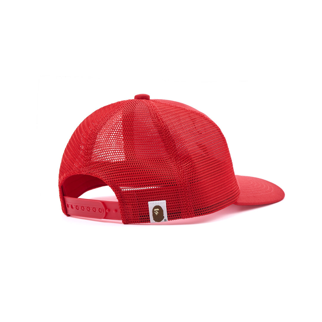 SAINT Mxxxxxx  A BATHING APE® BAPE MESH CAP(RED)