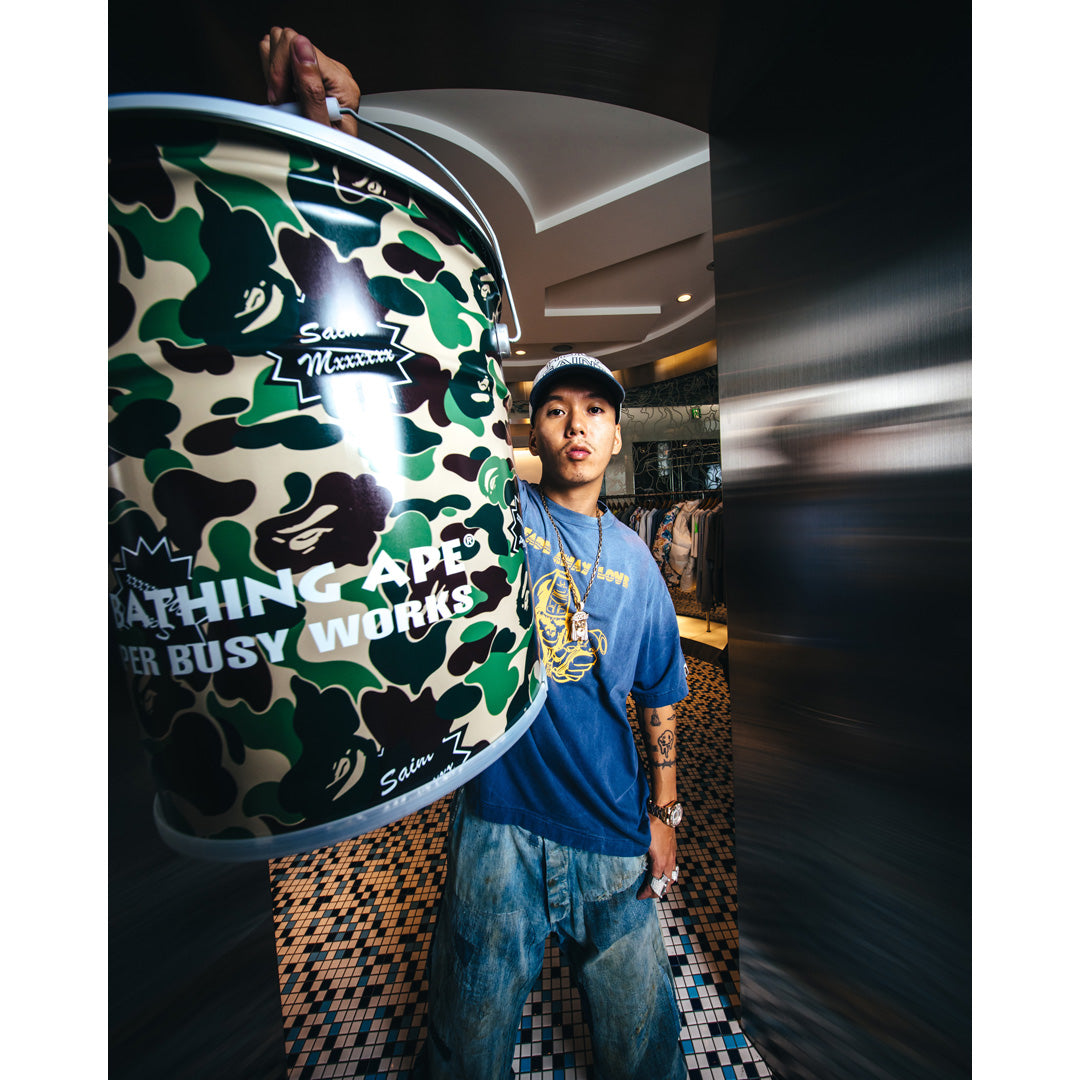 SAINT Mxxxxxx A BATHING APE® BAPE CANSTOOL
