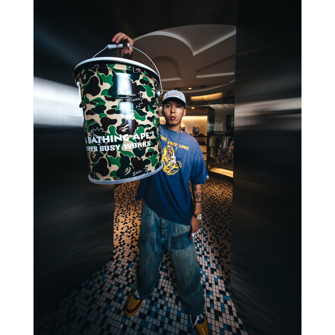 SAINT Mxxxxxx A BATHING APE® BAPE CANSTOOL