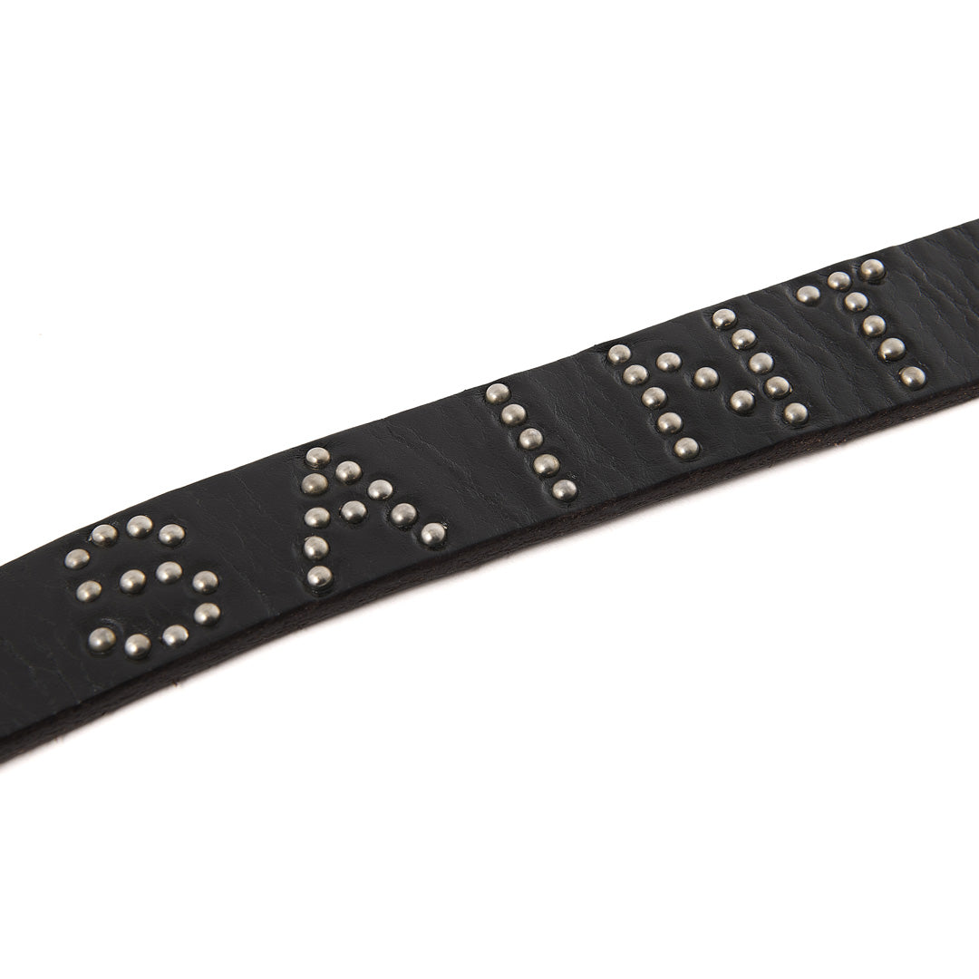 HTC_BELT NARROW_BLACK STONE