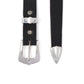 HTC_BELT NARROW_BLACK STONE