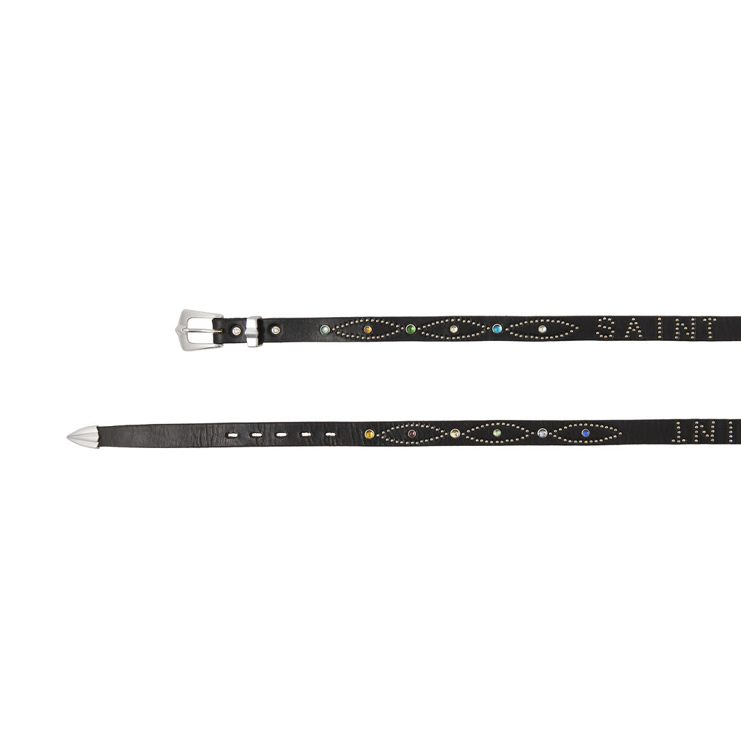 HTC_BELT NARROW_RAINBOW STONE