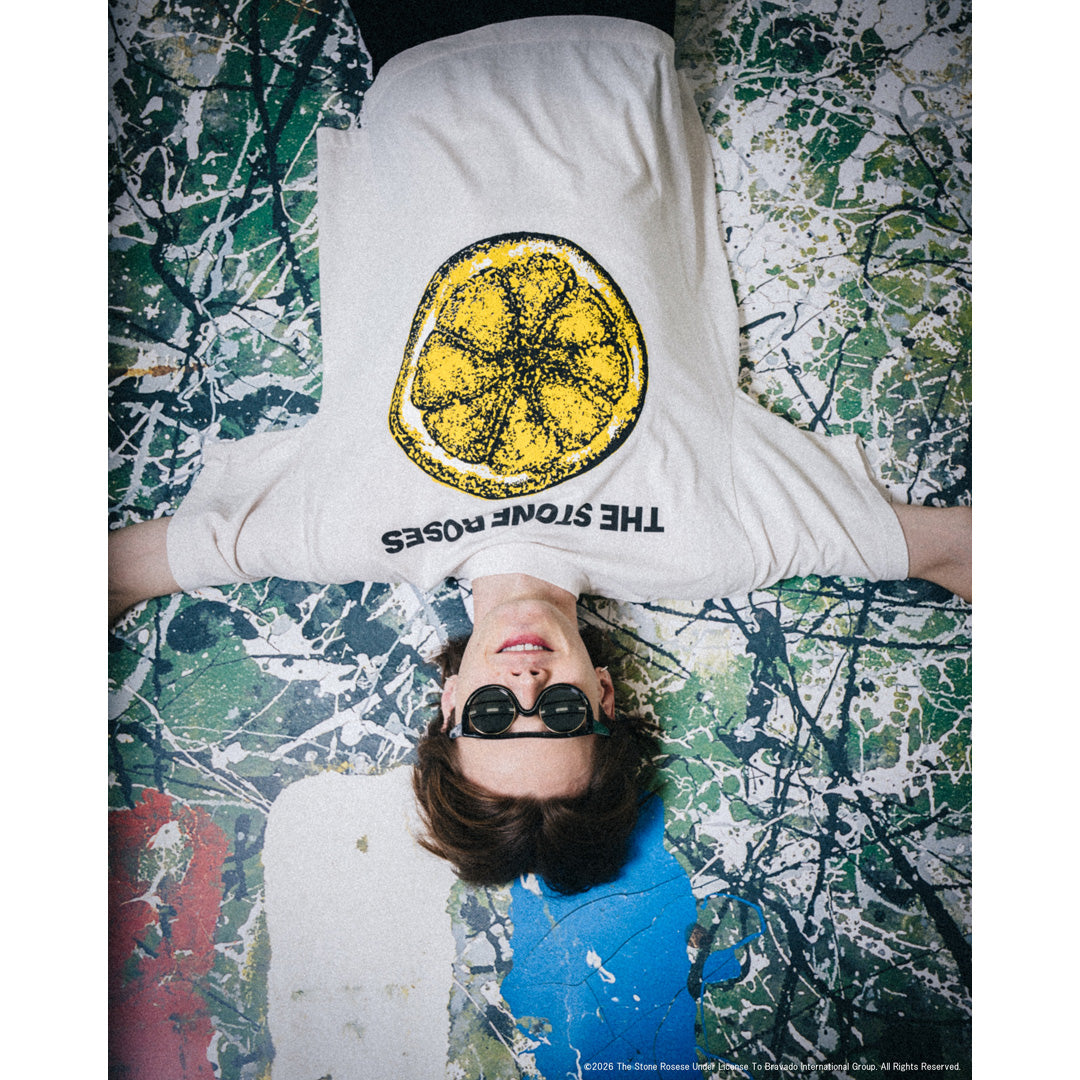 SAINT Mxxxxxx × THE STONE ROSES S/S T-SHIRT LEMON SM-MK8-0000-C75