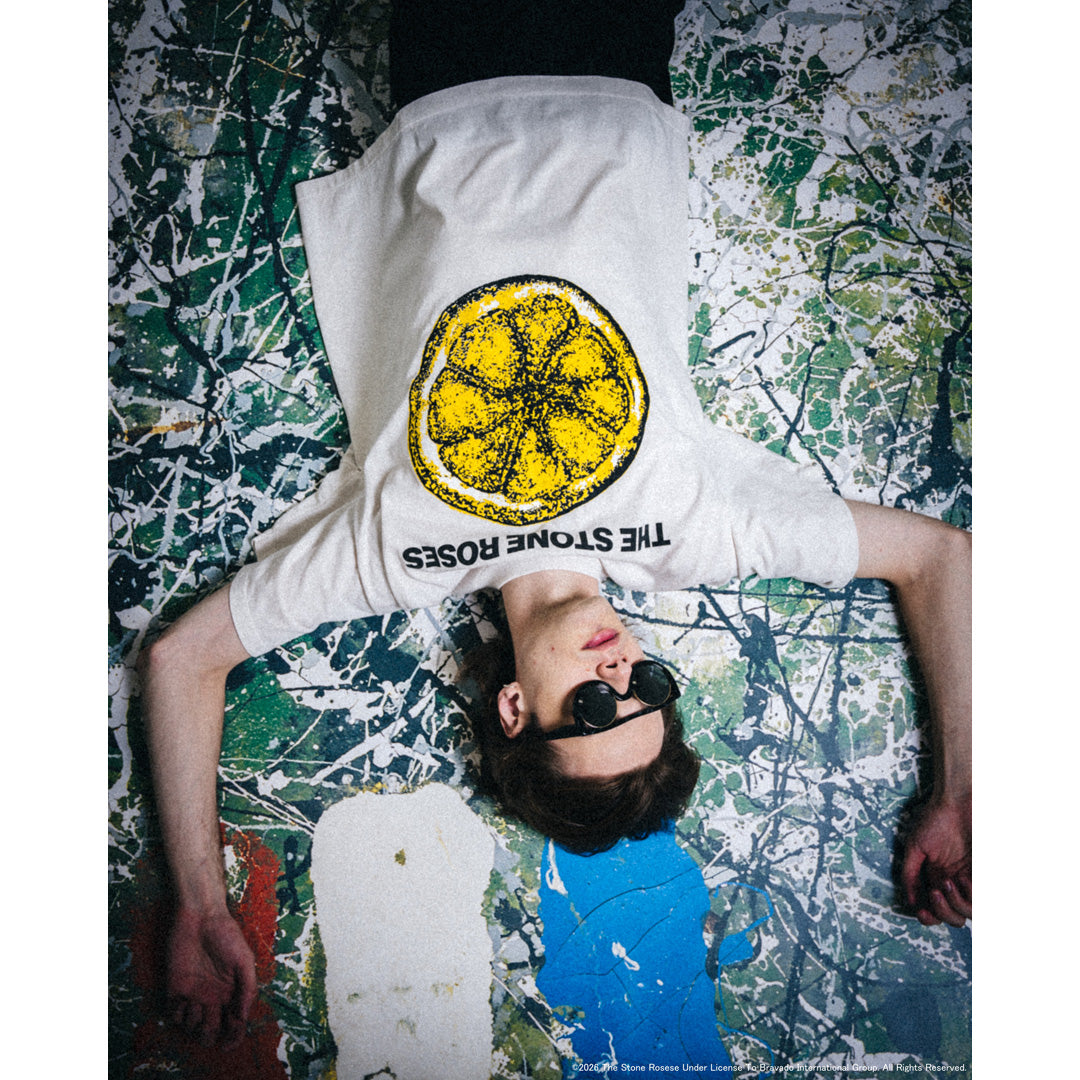 SAINT Mxxxxxx × THE STONE ROSES S/S T-SHIRT LEMON SM-MK8-0000-C75