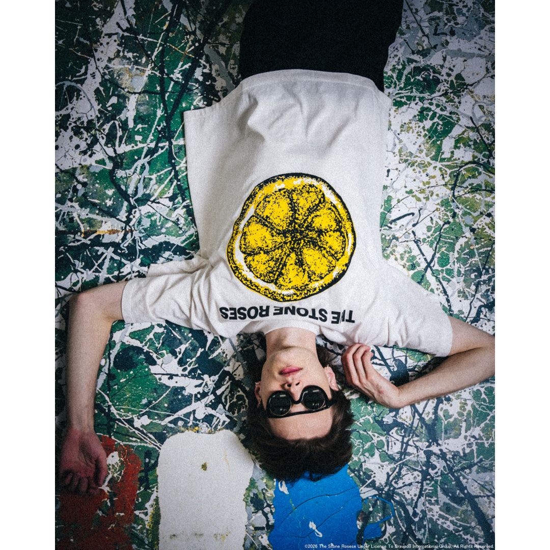 SAINT Mxxxxxx × THE STONE ROSES S/S T-SHIRT LEMON SM-MK8-0000-C75