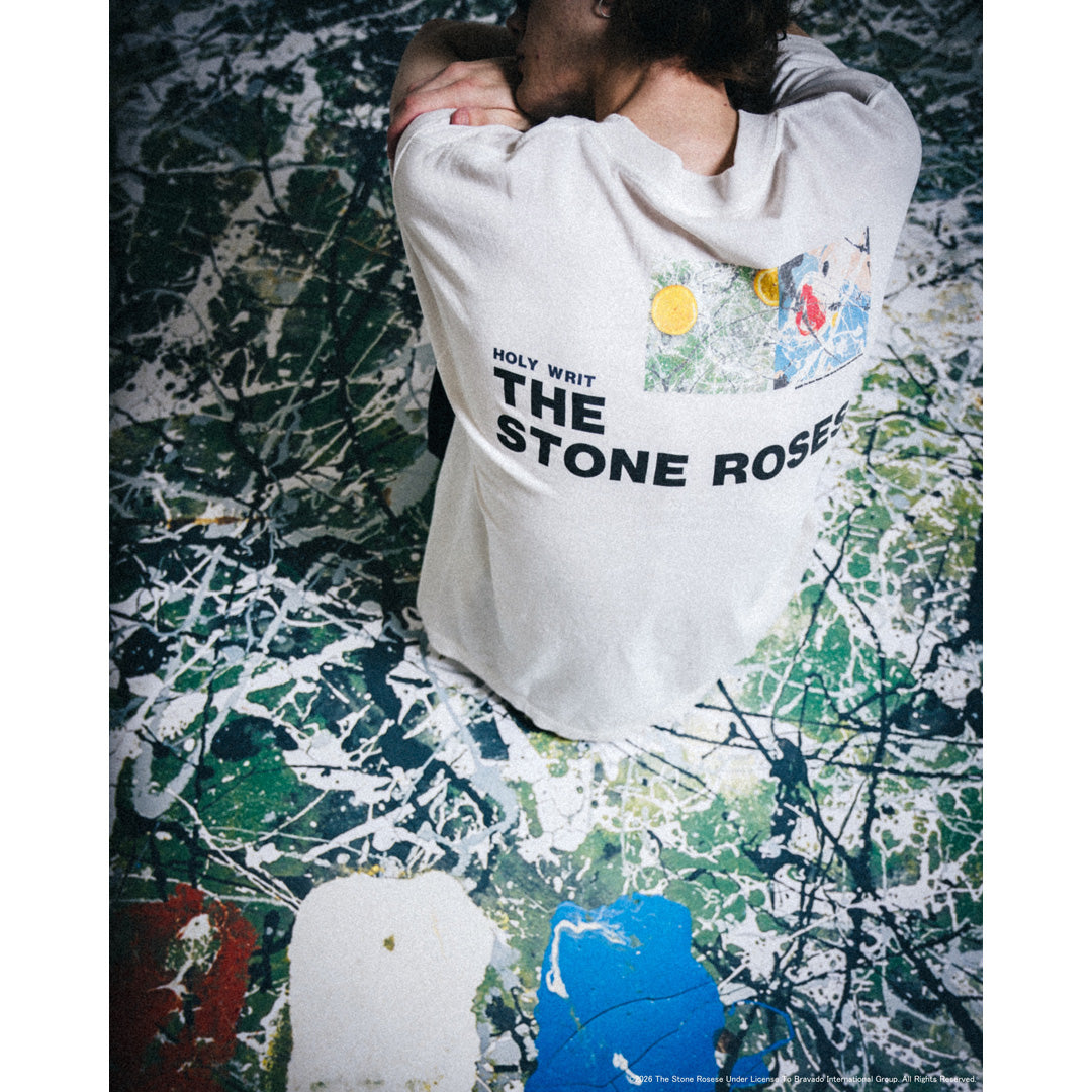 SAINT Mxxxxxx × THE STONE ROSES S/S T-SHIRT LEMON SM-MK8-0000-C75