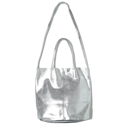 3WAY MEDIUM TOTE(L)(SILVER)