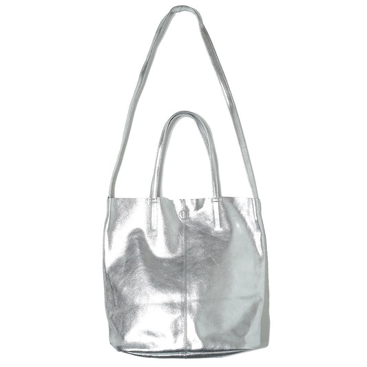 3WAY MEDIUM TOTE(L)(SILVER)