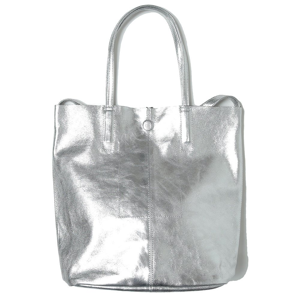 3WAY MEDIUM TOTE(L)(SILVER)
