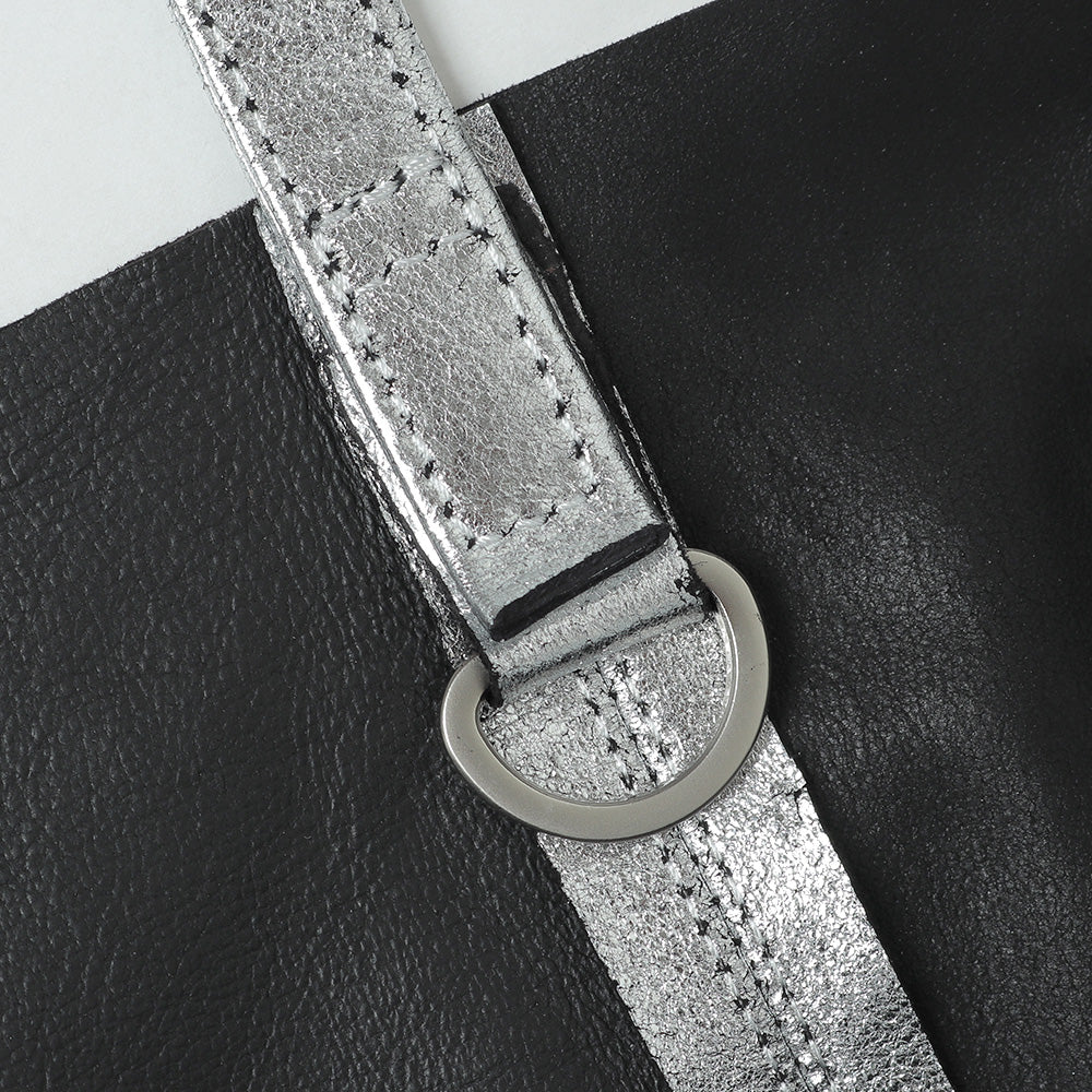 3WAY MEDIUM TOTE(L)(SILVER)