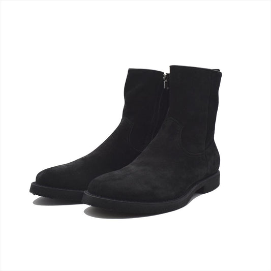 Suede Side Zip Boots