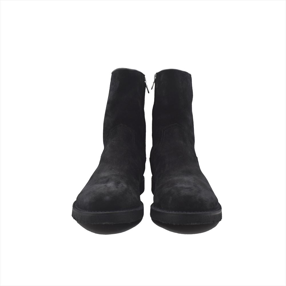 Suede Side Zip Boots