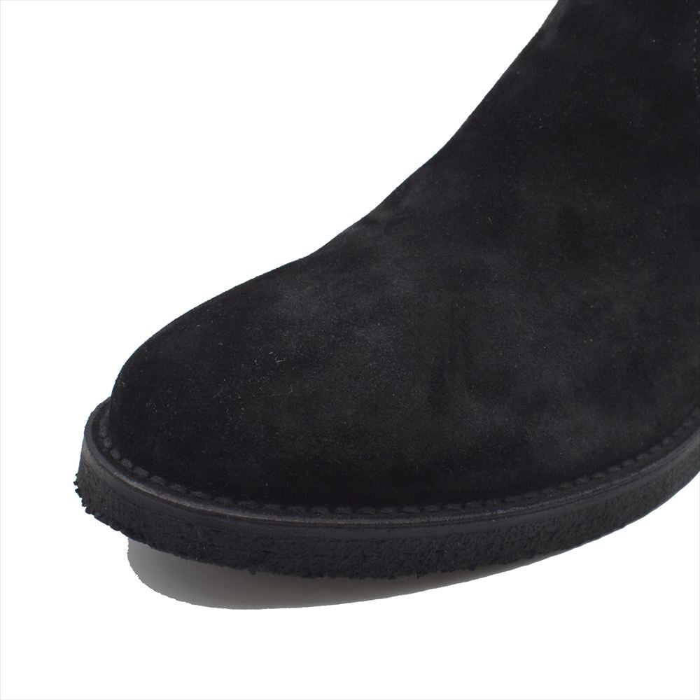 Suede Side Zip Boots