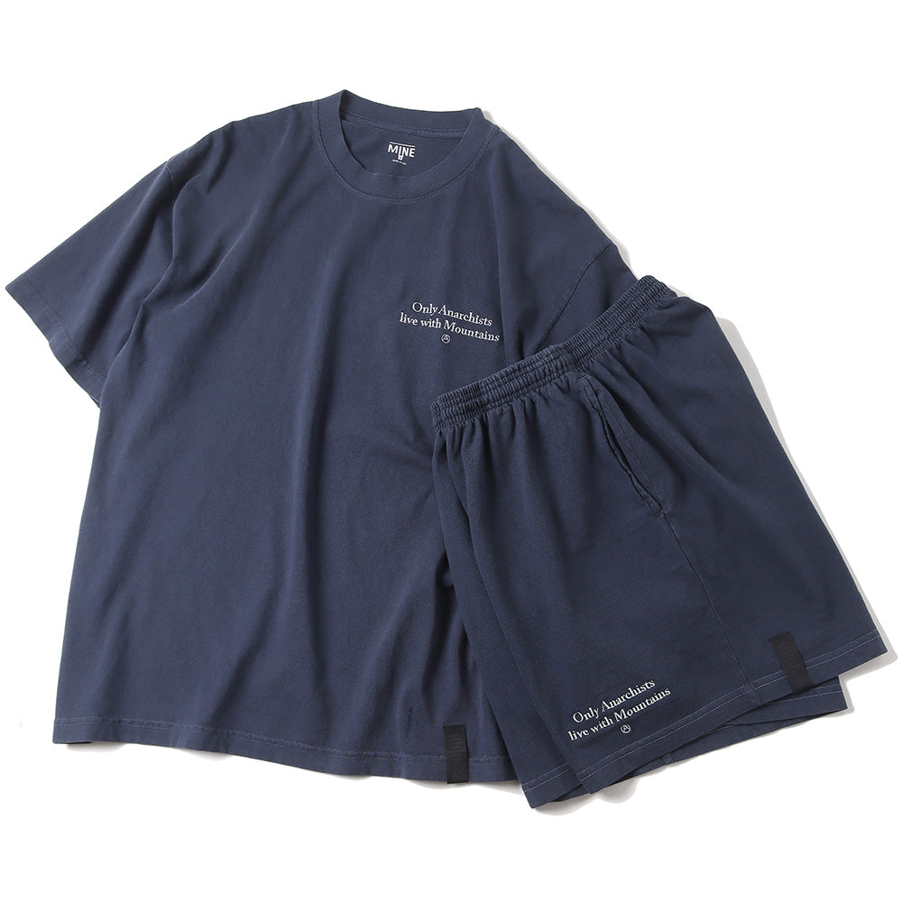 GARMENT DYE SHORTS “O.A.L.W.M.”