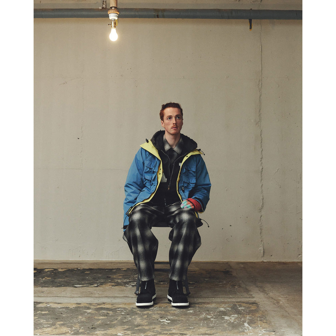【新品】BOWWOW JOHN HOODIE ネイビー エイジング加工　Mサイズ Mountain Research) Bow Wow Zip Hoodie Aging 