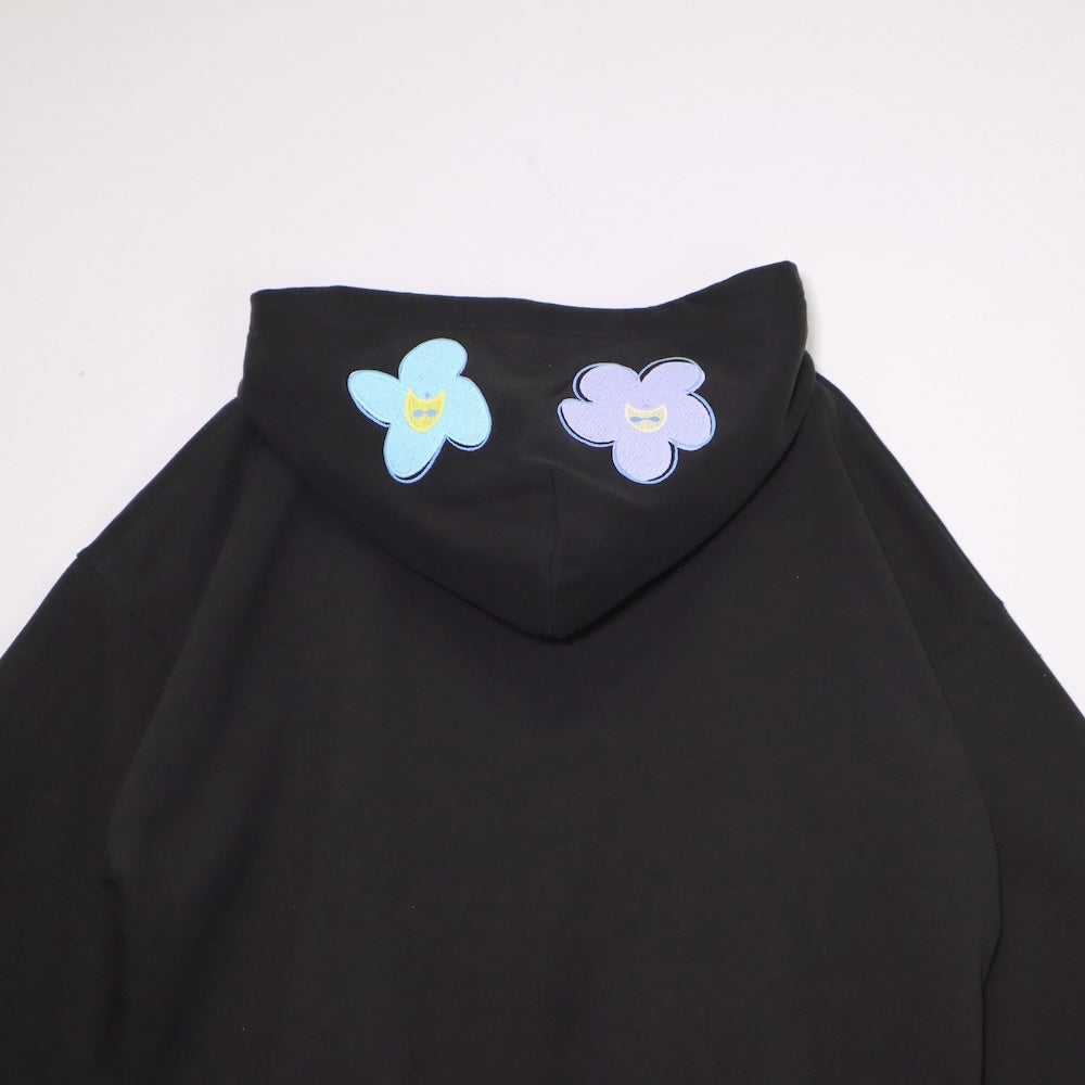 FLOWER SWEAT ZIP HOODIE