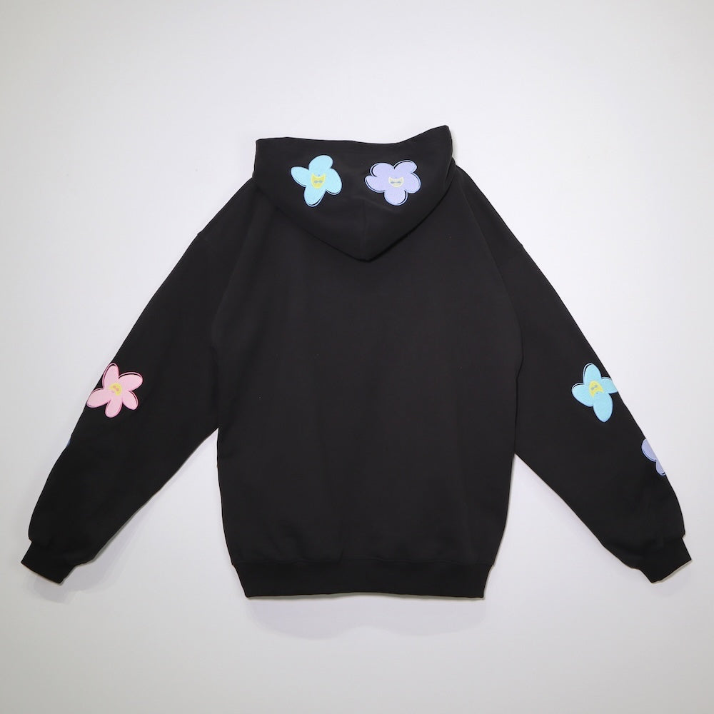 FLOWER SWEAT ZIP HOODIE