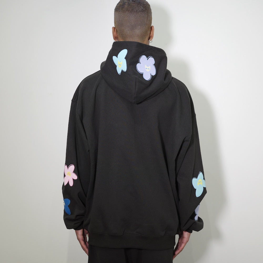 FLOWER SWEAT ZIP HOODIE