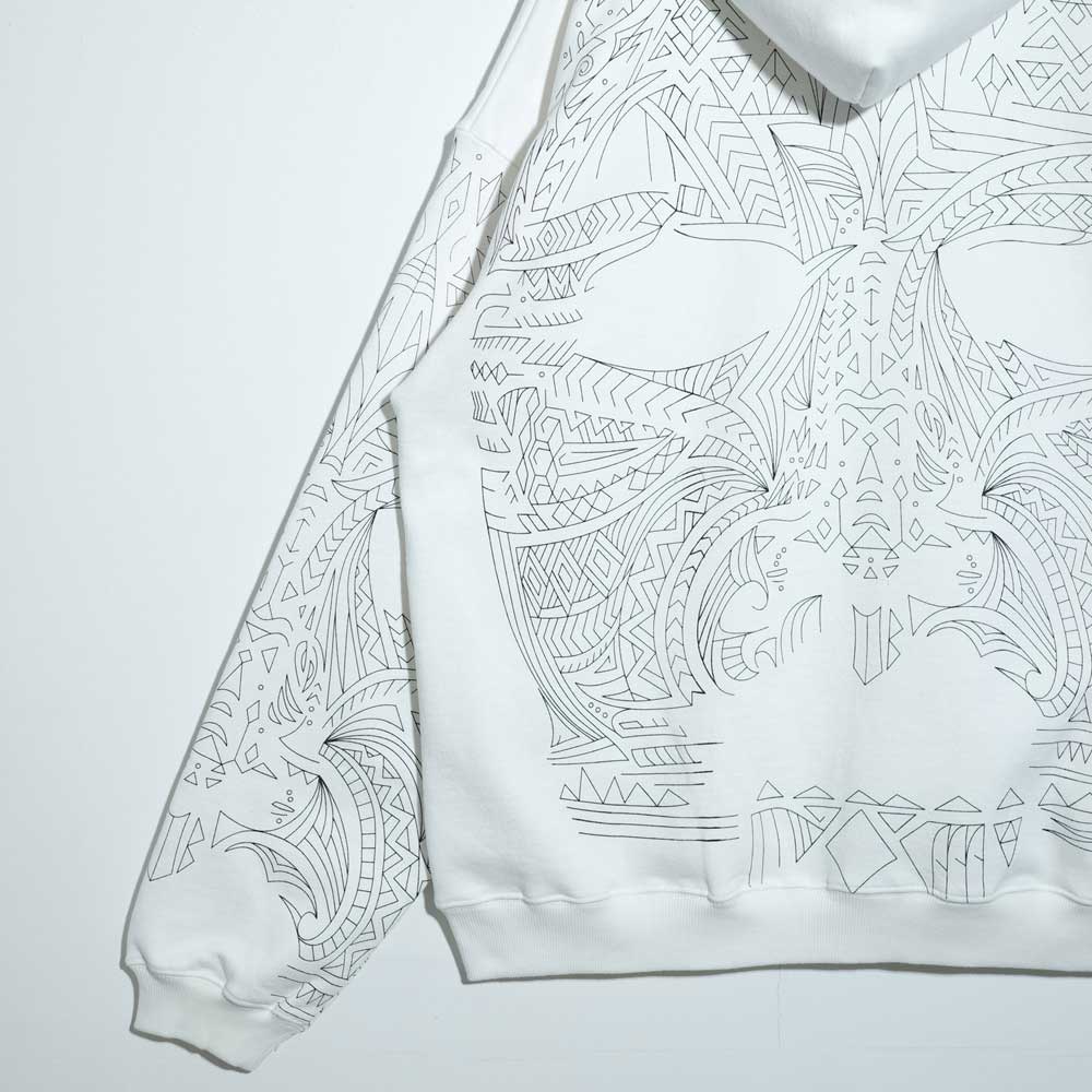 FACE ZIP SWEAT HOODIE