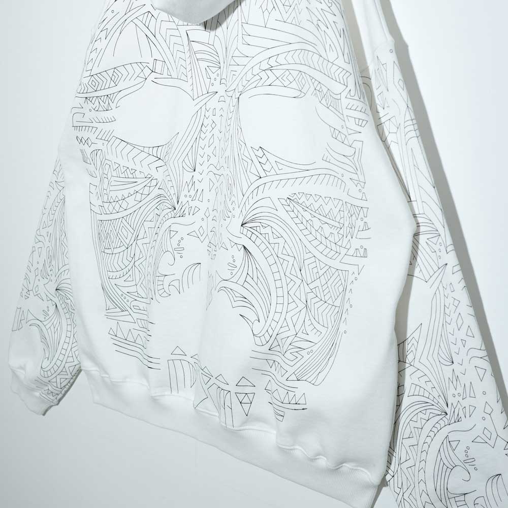 FACE ZIP SWEAT HOODIE