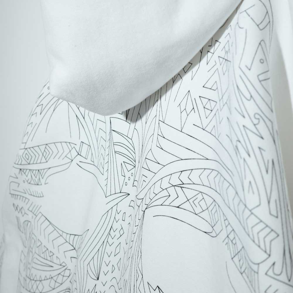 FACE ZIP SWEAT HOODIE