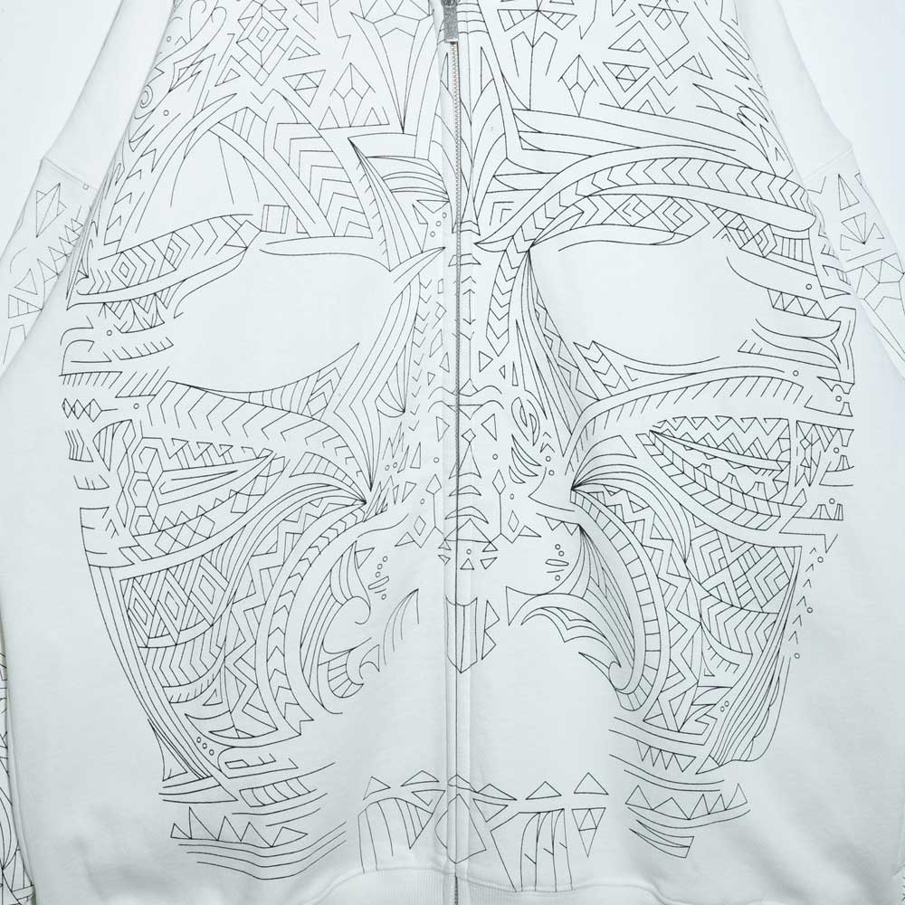 FACE ZIP SWEAT HOODIE