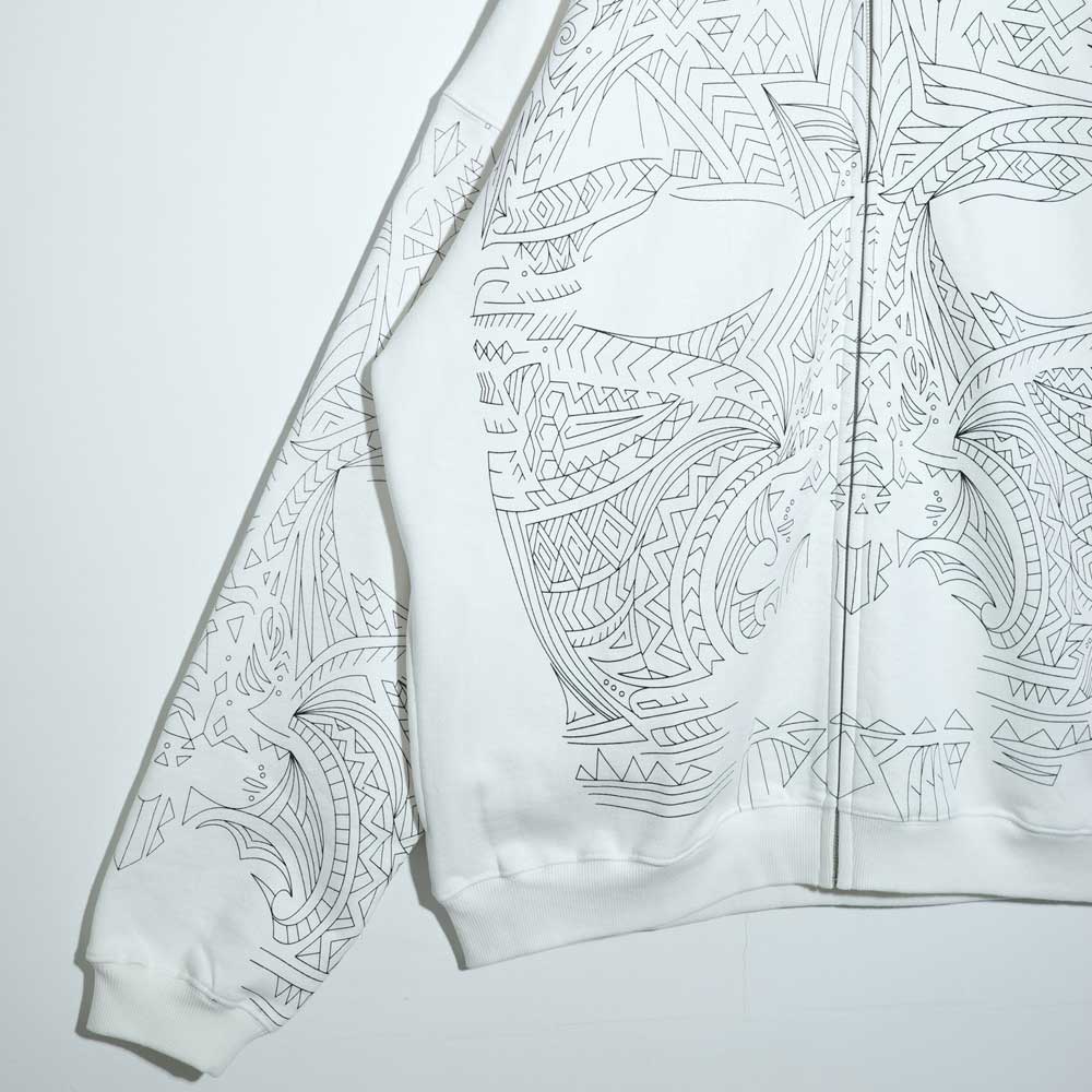FACE ZIP SWEAT HOODIE