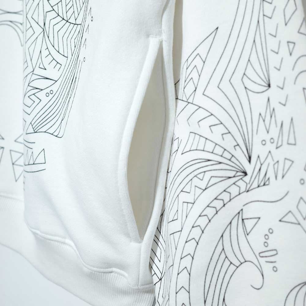 FACE ZIP SWEAT HOODIE