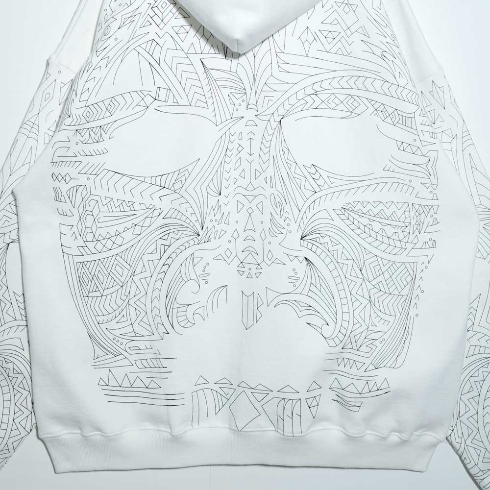FACE ZIP SWEAT HOODIE