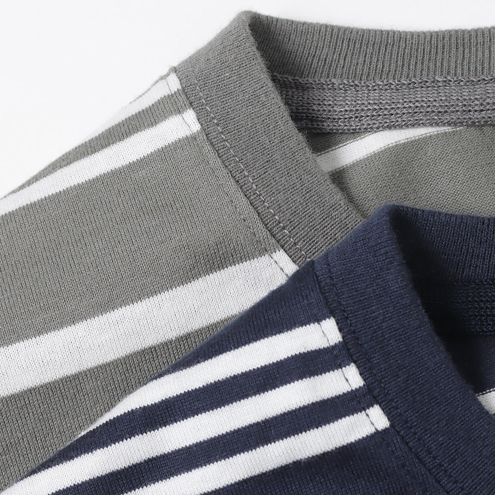 CLERK S/S TEE COTTON JERSEY BORDER