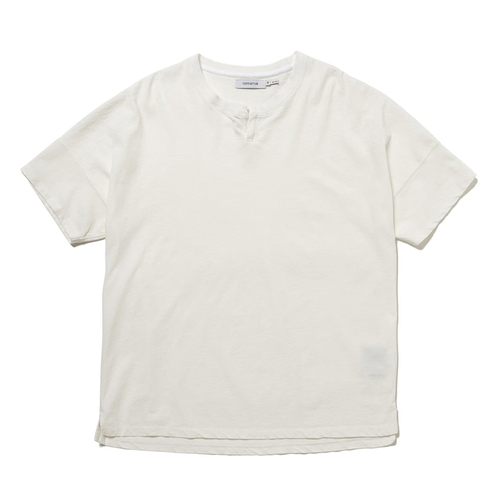 CLERK S/S T-NECK TEE COTTON JERSEY