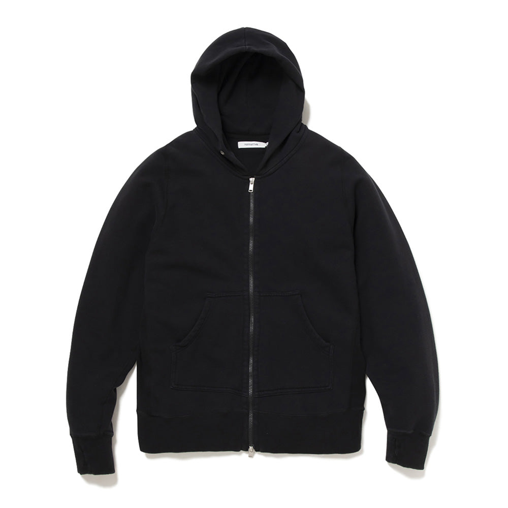 DWELLER FULL ZIP HOODY COTTON SWEAT