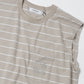 DWELLER N/S TEE BORDER COTTON JERSEY