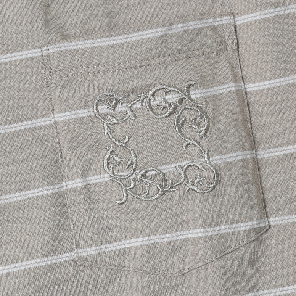 DWELLER N/S TEE BORDER COTTON JERSEY