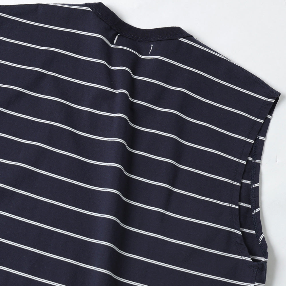 DWELLER N/S TEE BORDER COTTON JERSEY