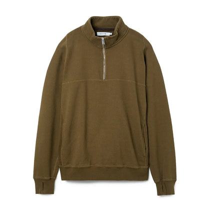 MARINER HALF ZIP PULLOVER COTTON SWEAT
