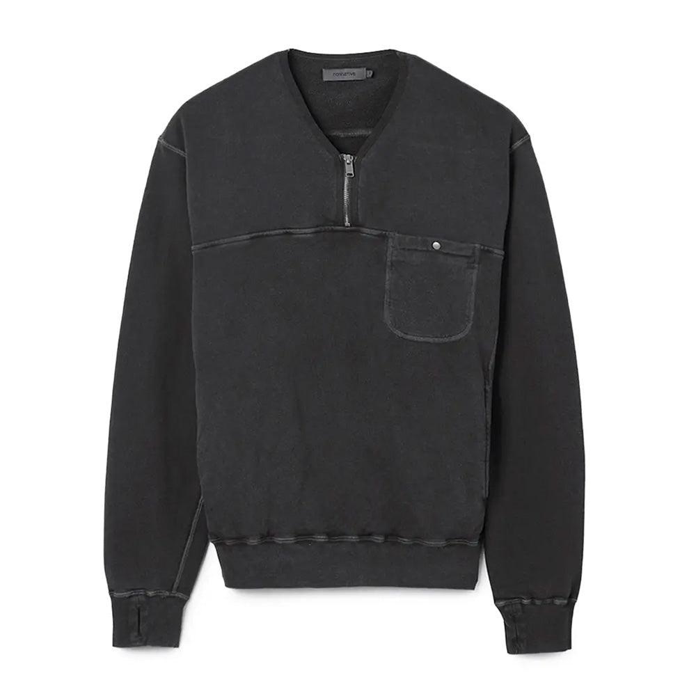 nonnative (ノンネイティブ) HIKER HALF ZIP PULLOVER COTTON SWEAT