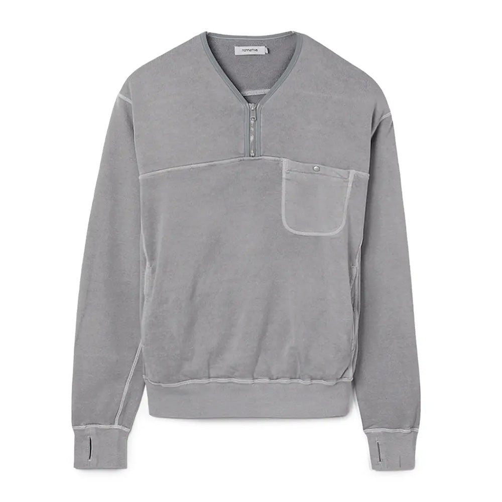 ネネ nonnative (ノンネイティブ) HIKER HALF ZIP PULLOVER COTTON SWEAT